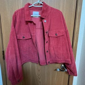 Crop Corduroy Jacket